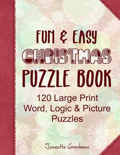 Couverture_FUN & EASY Christmas Puzzle Book