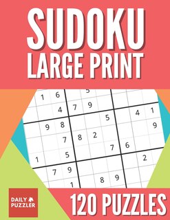 Couverture_Sudoku Large Print 120 Puzzles