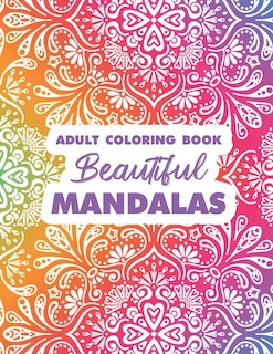 Front cover_Adult Coloring Book Beautiful Mandalas