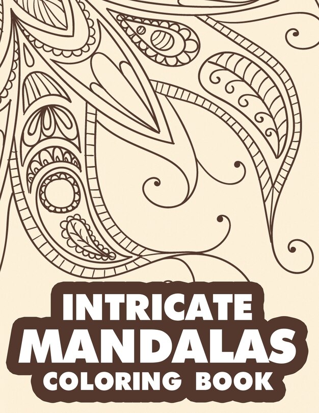 Front cover_Intricate Mandalas Coloring Book