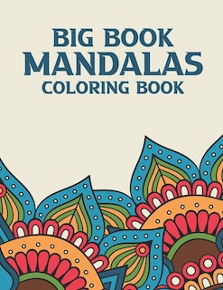 Front cover_Big Book Mandalas Coloring Book