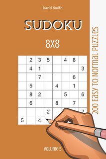 Front cover_Sudoku 8x8 - 200 Easy to Normal Puzzles vol.5