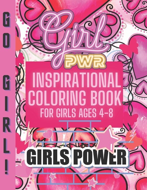 Couverture_Inspirational Coloring Book for Girls ages 4-8