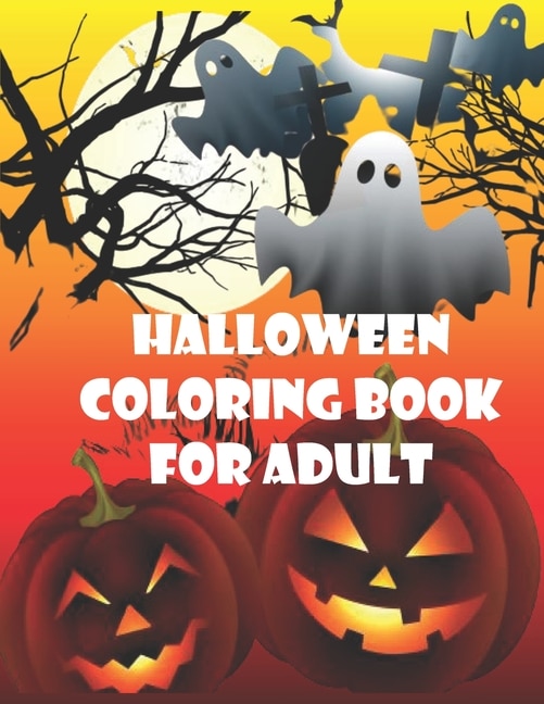 Couverture_Halloween coloring books for Adult