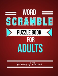 Front cover_Word Scramble Puzzle Book for Adults