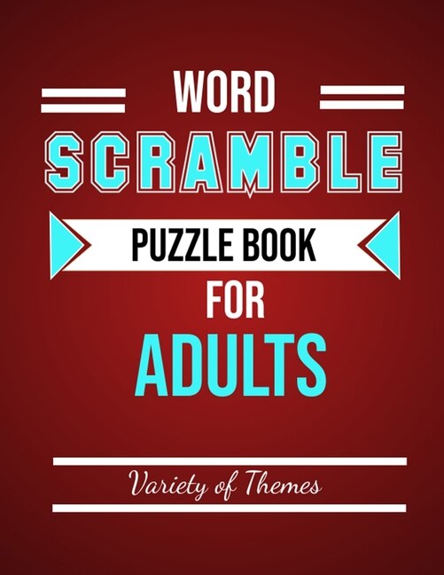 Front cover_Word Scramble Puzzle Book for Adults