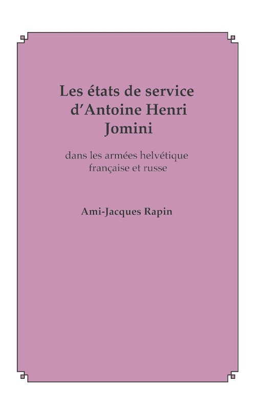 Couverture_Les états de service d'Antoine Henri Jomini