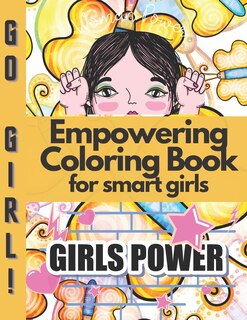 Front cover_Empowering Coloring Book for smart girls