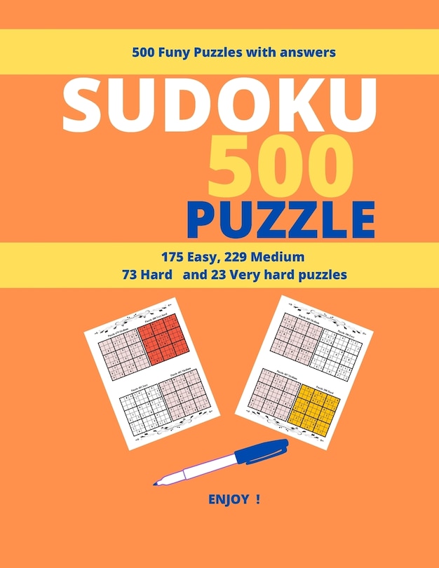 Couverture_Sudoku 500 Puzzle