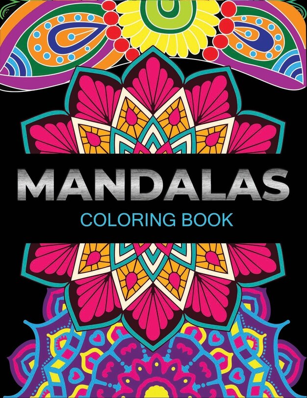 Front cover_Mandalas coloring book