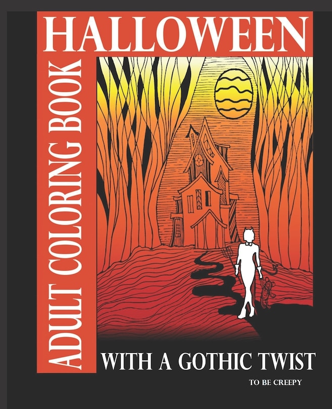 Couverture_Halloween Adult Coloring Book With A Gothic Twist
