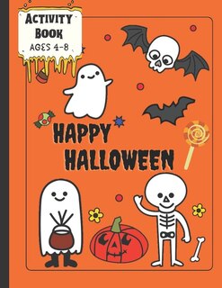 Front cover_Activity Book Happy Halloween Ages 4-8