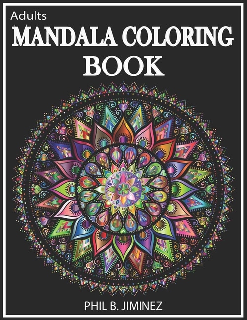 Front cover_Adult Mandala Coloring Book