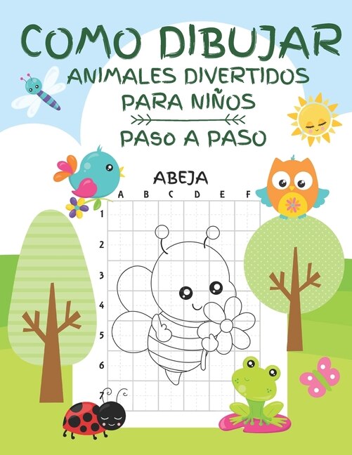 Front cover_Como Dibujar Animales Divertidos para Niños Paso a Paso