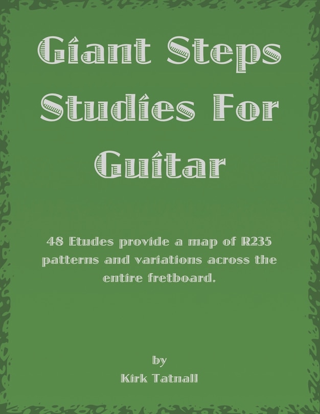 Couverture_Giant Steps Studies For Guitar