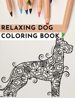 Couverture_Relaxing Dog Coloring Book