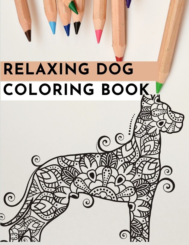 Couverture_Relaxing Dog Coloring Book