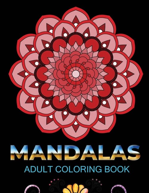 Front cover_Mandalas adult coloring book