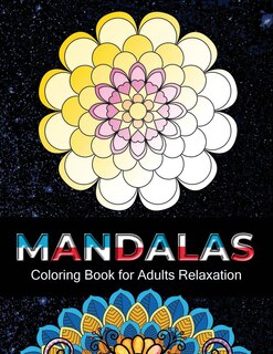Front cover_Mandalas coloring book for adults relaxation