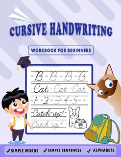 Couverture_Cursive Handwriting Workbook for Beginners
