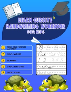 Front cover_Learn Cursive Handwriting Workbook for Kids