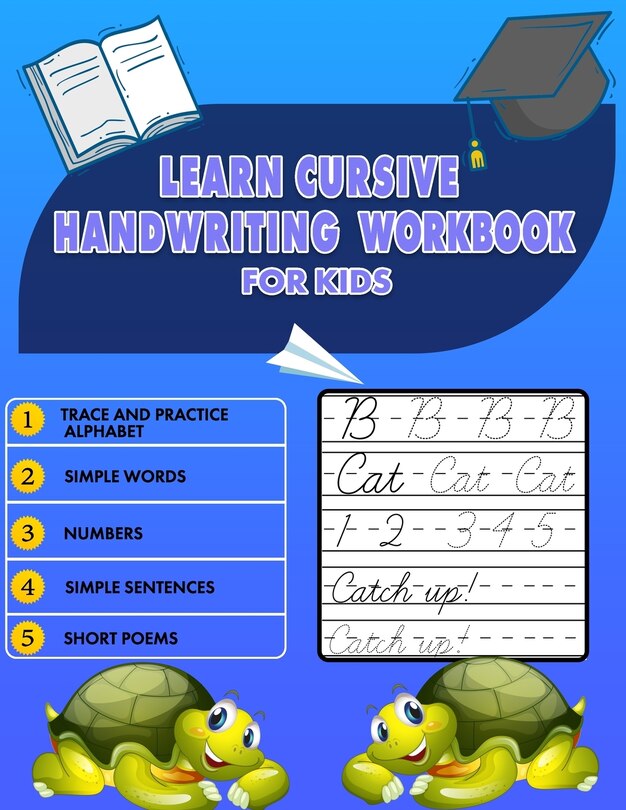 Front cover_Learn Cursive Handwriting Workbook for Kids