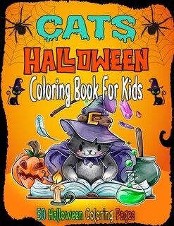 Couverture_Cats Halloween Coloring Book For Kids