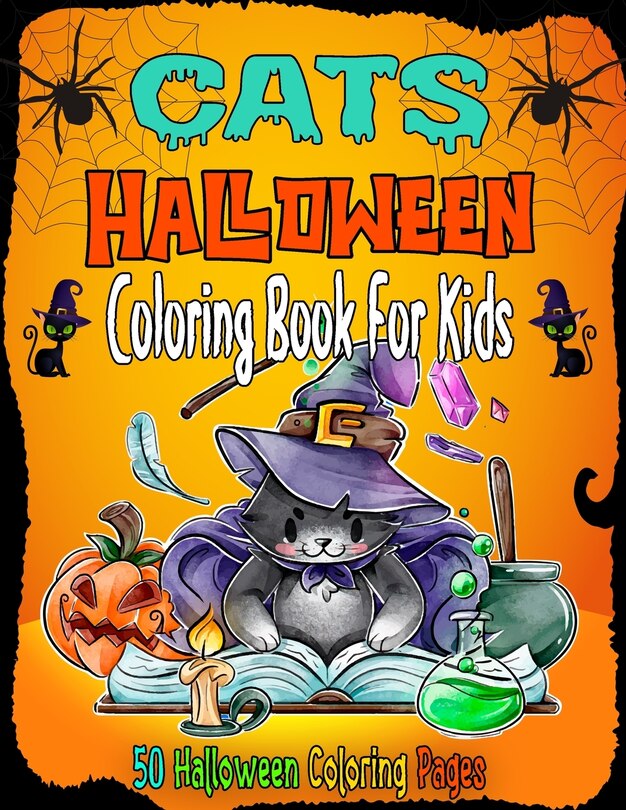 Couverture_Cats Halloween Coloring Book For Kids