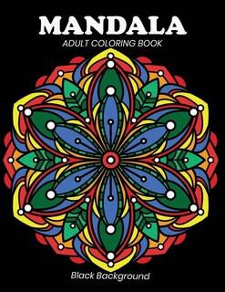 Front cover_Mandala adult coloring book