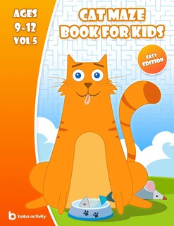 Couverture_Cat maze book for kids 9-12