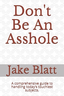 Couverture_Don't Be An Asshole