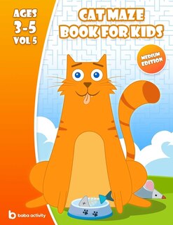 Couverture_Cat maze book for kids 3-5