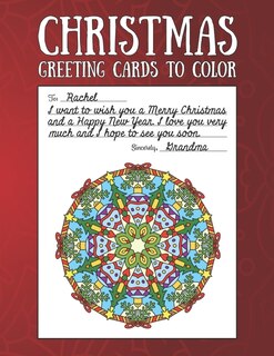 Front cover_Christmas Greeting Cards To Color