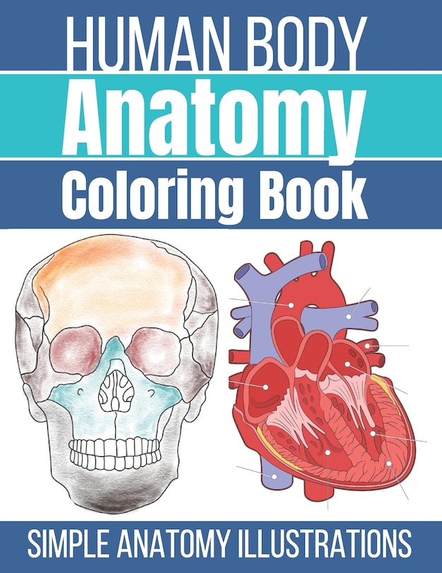 Front cover_Human Body Anatomy Coloring Book