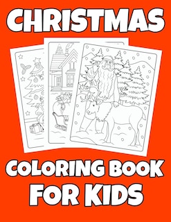 Front cover_Christmas Coloring Book For Kids