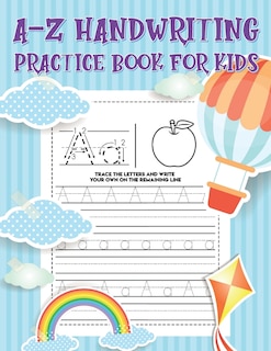 Front cover_A-Z Handwriting Practice Book for Kids