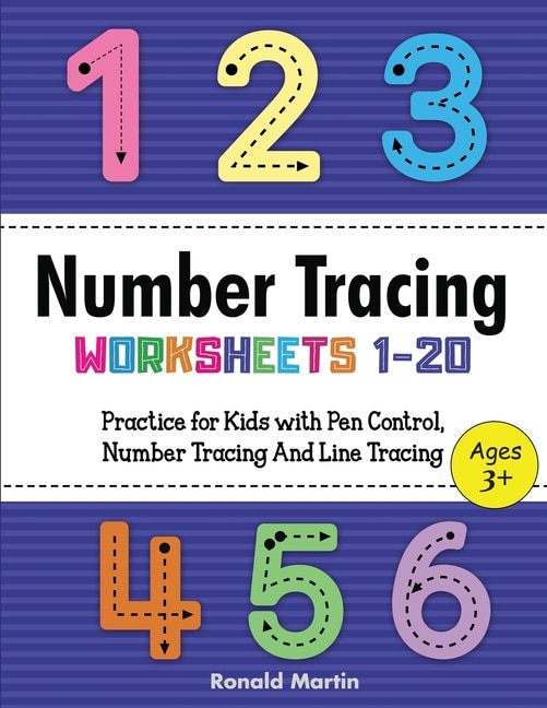 Couverture_Number Tracing Worksheets 1-20