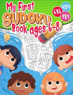 Front cover_My First Sudoku Book ages 6-8