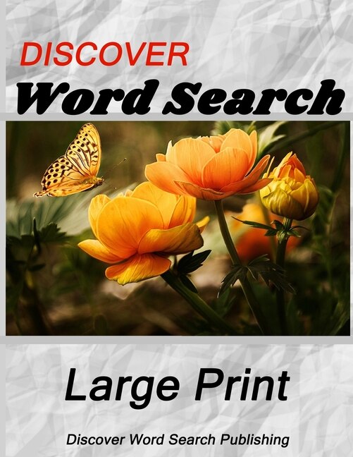 Front cover_Discover Large Print Word Search