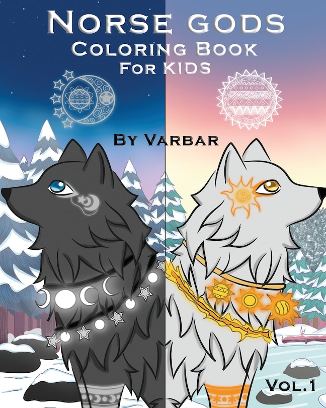 Couverture_Norse Gods Coloring book for kids