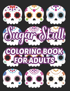 Front cover_Sugar Skull Coloring Book For Adults