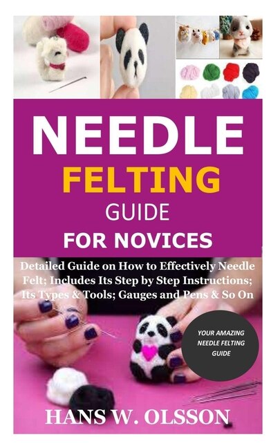 Front cover_Needle Felting Guide for Novices