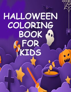Front cover_Halloween coloring book for kids