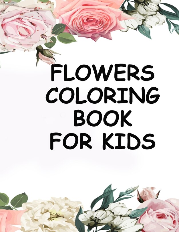 Couverture_Flowers coloring book for kids