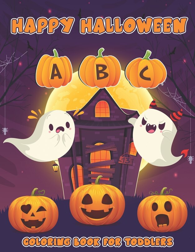 Couverture_Happy Halloween ABC Coloring Book for Toddlers
