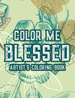 Front cover_Color Me Blessed Artist's Coloring Book