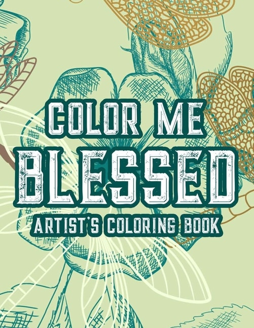 Front cover_Color Me Blessed Artist's Coloring Book