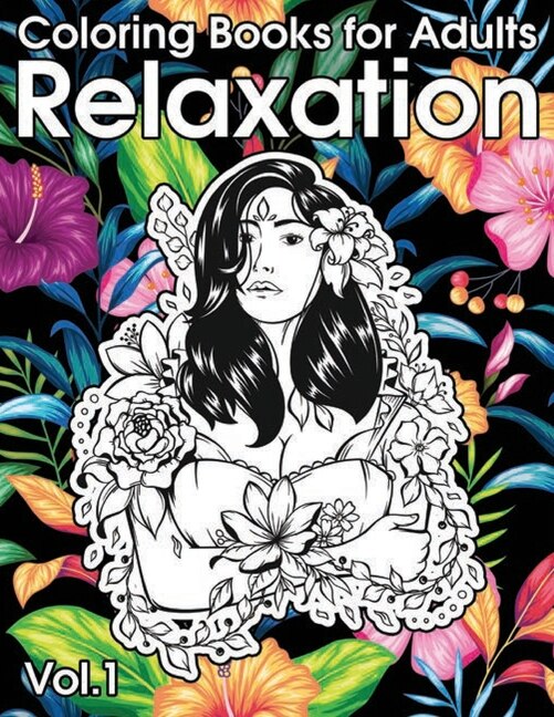Front cover_Relaxation Coloring Books for Adults