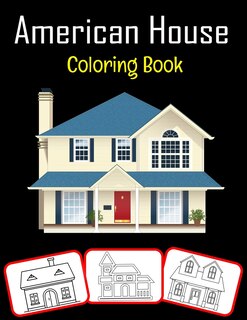 Couverture_American House Coloring Book