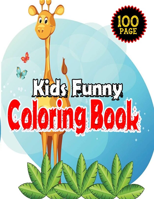 Front cover_Kids Funny Coloring Book